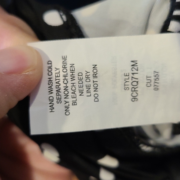 Rose Marie Reid Polka Dot One Piece Swimsuit Sz. M - Picture 5 of 11